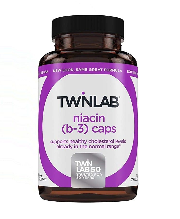  Hỗ trợ sinh lý Nam Twinlab Niacin (B-3) 1000mg, 100 Viên 