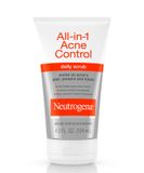  Tẩy tế bào chết Neutrogena All in 1 Acne Control Daily Scrub, 4.2 oz 
