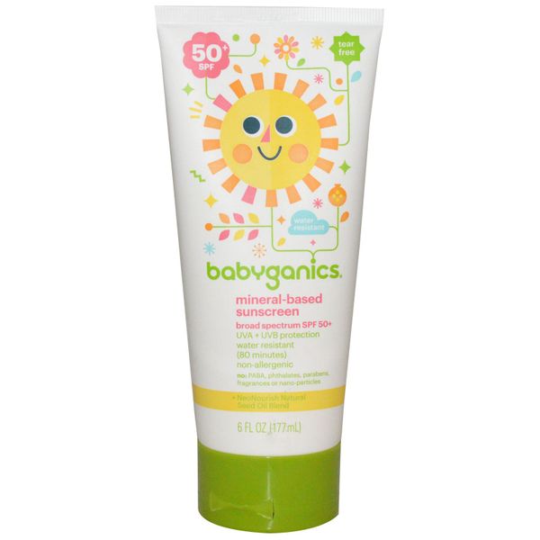  Kem chống nắng Babyganics Mineral-Based Sunscreen SPF 50+, 177mL 