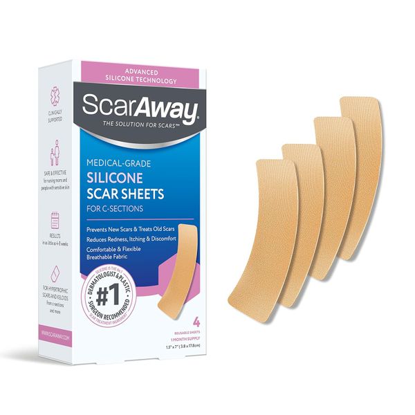 Miếng dán trị sẹo ScarAway for C-Sections 4 miếng