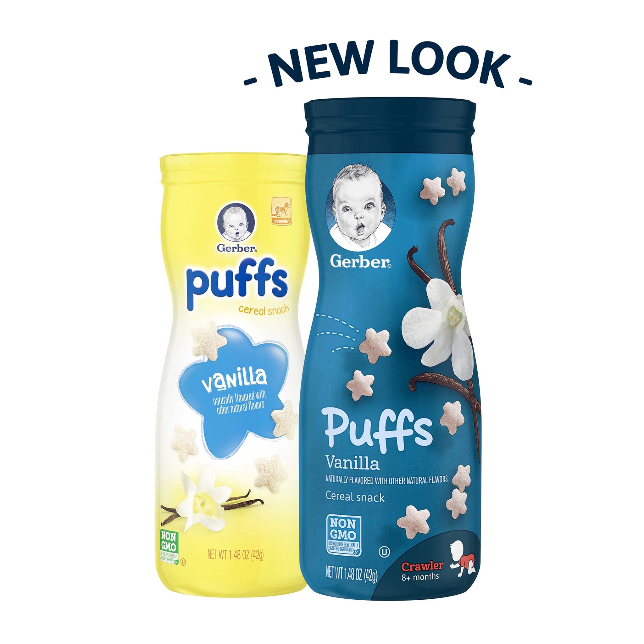  Bánh ăn dặm Gerber Graduates Puffs Cereal Snack-Vị Vanilla 