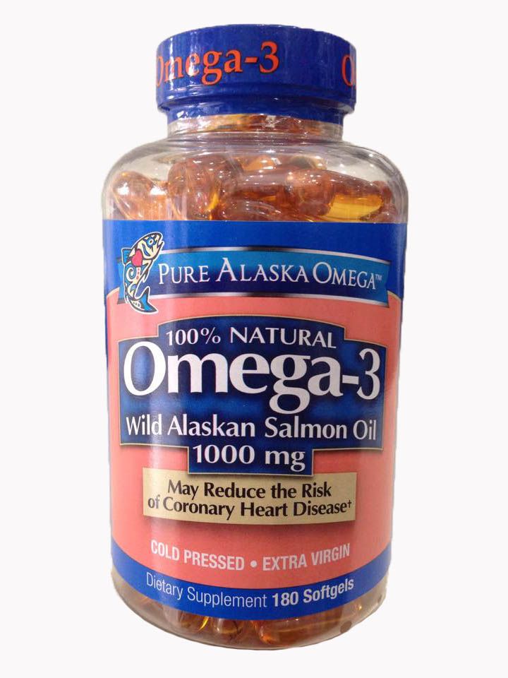 Dầu cá Pure Alaska Omega™ Salmon Oil, 180 viên