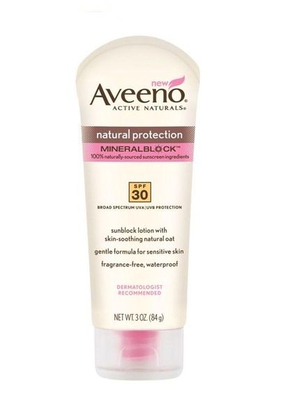 Chống nắng da nhạy cảm Aveeno Natural Protection Mineral Lotion, SPF 30