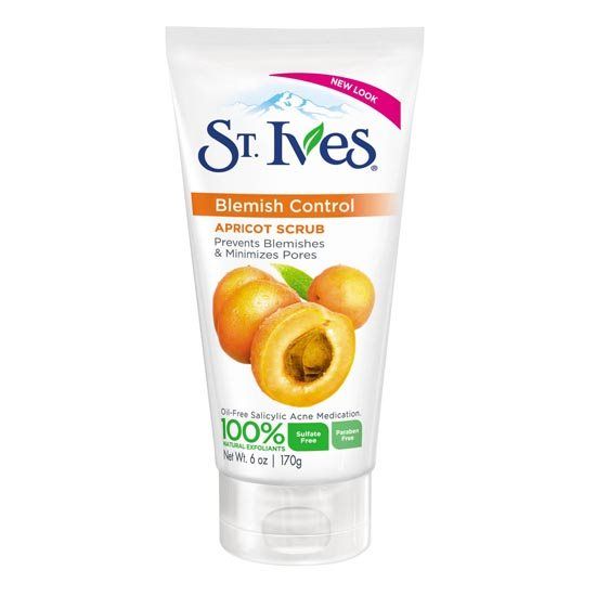  Tẩy tế bào chết St Ives Blemish Control Apricot Scrub trị mụn cám, trứng cá 