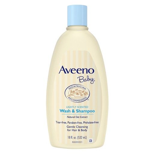  Sữa Tắm Gội Cho Bé Aveeno Baby Wash & Shampoo 532ml 
