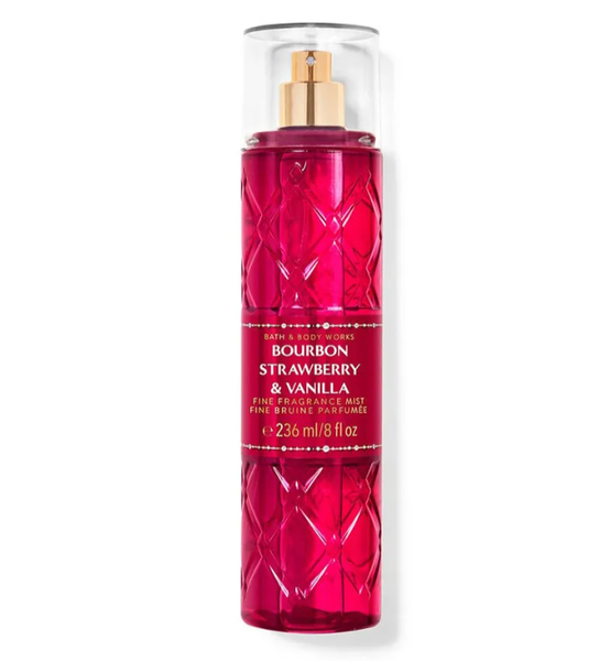 Xịt Thơm Toàn Thân Bath & Body Works Bourbon Strawberry And Vanilla