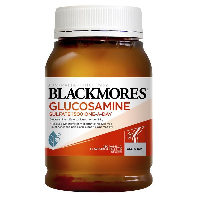  Hỗ trợ xương khớp Blackmores Glucosamine Sulfate 1500mg 180 viên 