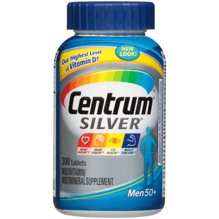 Viên uống Bổ Centrum Silver Men 50+ Dành Cho Nam Giới Trên 50 Tuổi 200 viên
