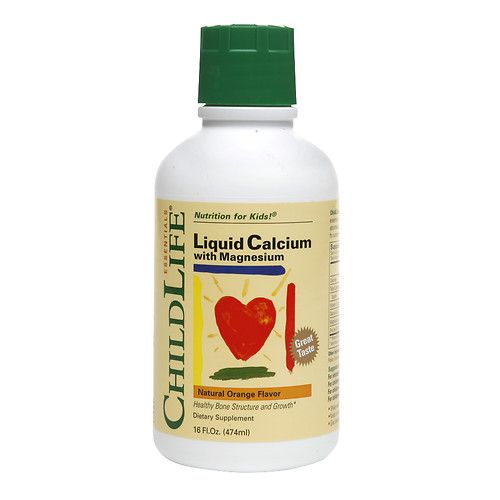  Dinh dưỡng cho trẻ Childlife Liquid Calcium and Magnesium Orange 