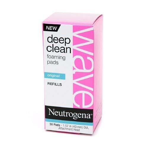 Miếng pads máy massage Trị mụn Neutrogena Deep Clean Wave Gentle Exfoliating Pads Refills