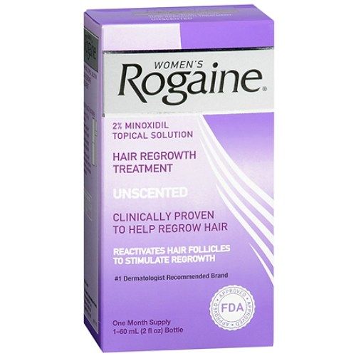  Mọc tóc nữ Women's Rogaine Hair Regrowth Treatment, Unscented, 1 tháng 