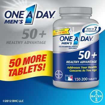 One A Day Men's 50+ Healthy Advantage, 200 viên