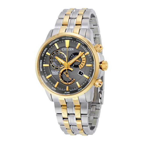  ĐỒNG HỒ NAM CITIZEN Perpetual Grey Dial Men's Watch 