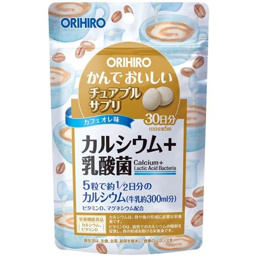  Viên nhai bổ sung Canxi và Lợi khuẩn cho Bé Orihiro 150 viên 