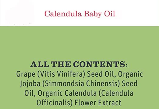  Dầu massage cho bé Earth Mama Calendula Baby Oil 120ml 