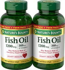  Dầu Cá Nature's Bounty Fish Oil 1200mg Omega 3- 180 viên 