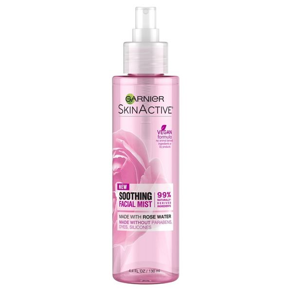 Nước Hoa Hồng Dạng Xịt Garnier SkinActive Facial Mist Spray with Rose Water