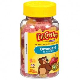 KẸO DẼO L'il Critters Immune C plus Zinc & Echinacea Dietary Supplement Gummy Bears - 190 VIÊN