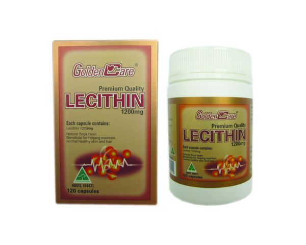  Hỗ trợ tim mạch GOLDEN CARE LECITHIN 1200mg- 365 viên 