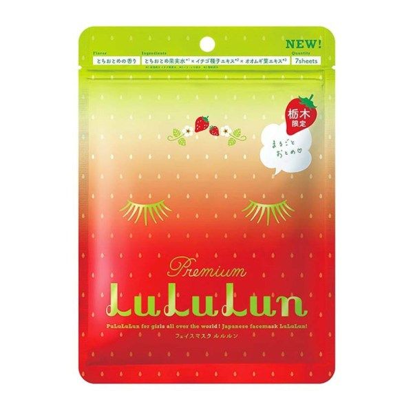  Mặt nạ cao cấp Lululun Premium Dâu Tây - 7 Miếng 