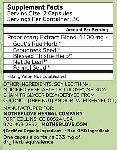 Viên uống lợi sữa Motherlove More Milk Special Blend 60 viên