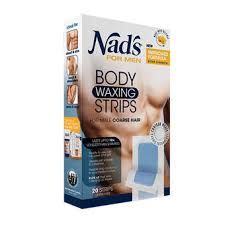  Wax lạnh cho nam Nad's for Men Body Waxing 20 Miếng 
