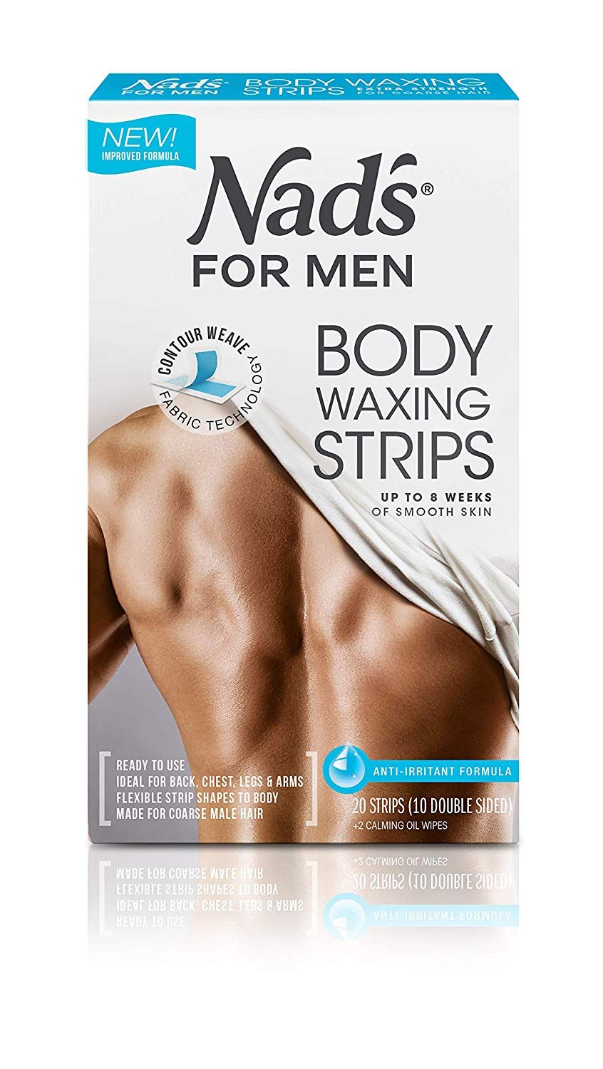  Wax lạnh cho nam Nad's for Men Body Waxing 20 Miếng 