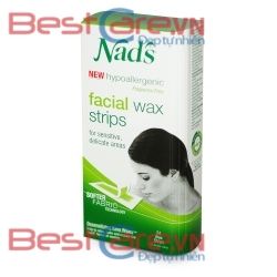  Nad's Facial Wax Strips- Wax lạnh Mặt, Bikini 