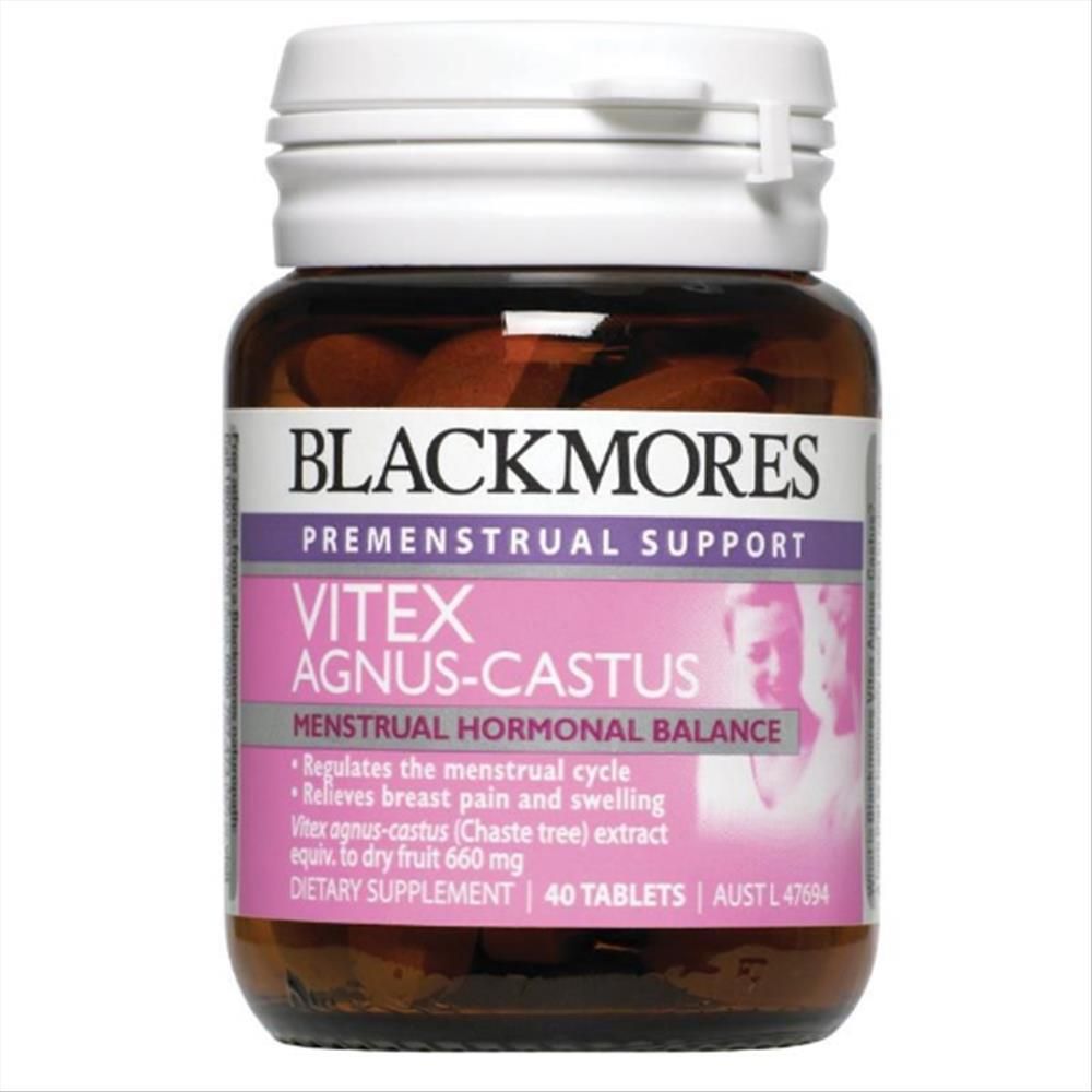  Viên Uống Hỗ Trợ Cân Bằng Nội Tiết Tố Nữ Blackmores Vitex Angus-Castus - 40 Viên 
