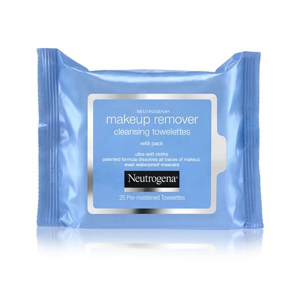 Khăn ướt tẩy trang Neutrogena Makeup Remover Cleansing Towelettes 25 miếng