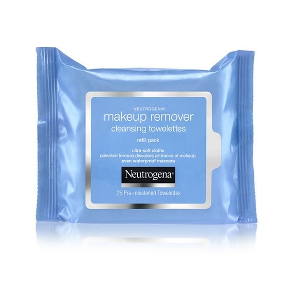  Khăn ướt tẩy trang Neutrogena Makeup Remover Cleansing Towelettes 25 miếng 