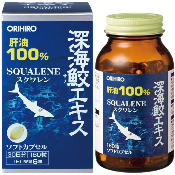 Sụn vi cá mập Squalene ORIHIRO 180 viên từ Nhật