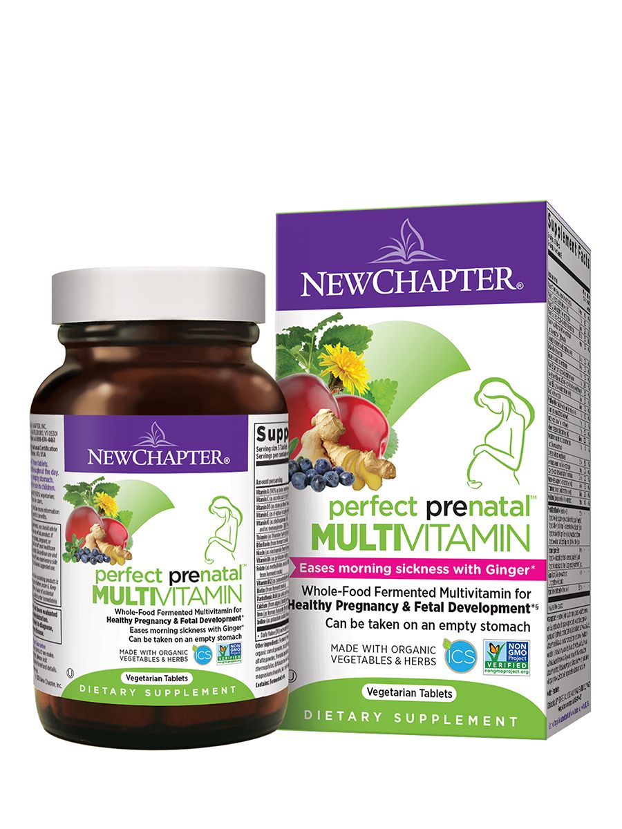  Vitamin Tổng Hợp Cho Bà Bầu New Chapter Perfect Prenatal MultiVitamin 48 viên 