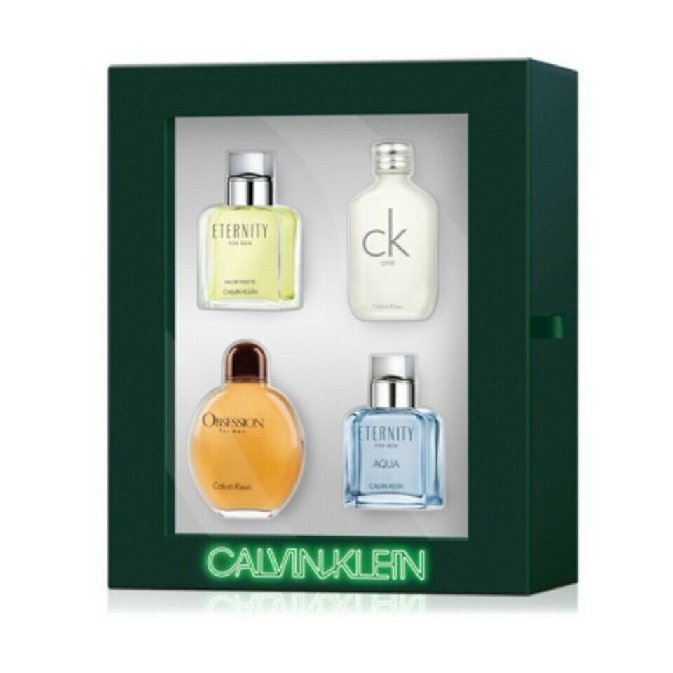  Bộ 4 Chai Nước Hoa Cho Nam Calvin Klein 4PCS Mini Set For Men 