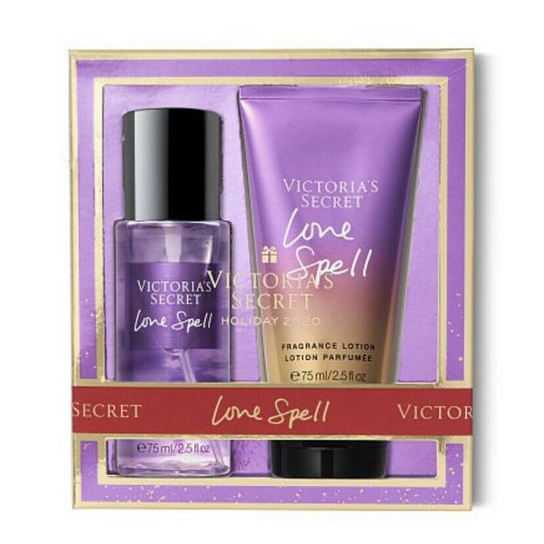  Bộ Quà Tặng  Victoria's Secret Love Spell mist lotion holiday 