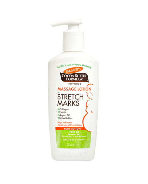 Kem chống rạn da Palmer's Cocoa Butter Formula Massage Lotion For Stretch Marks - Dạng vòi