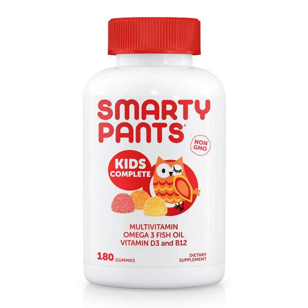 Kẹo dẻo bổ sung vitamin hữu cơ cho trẻ Smarty Pants, 180 viên