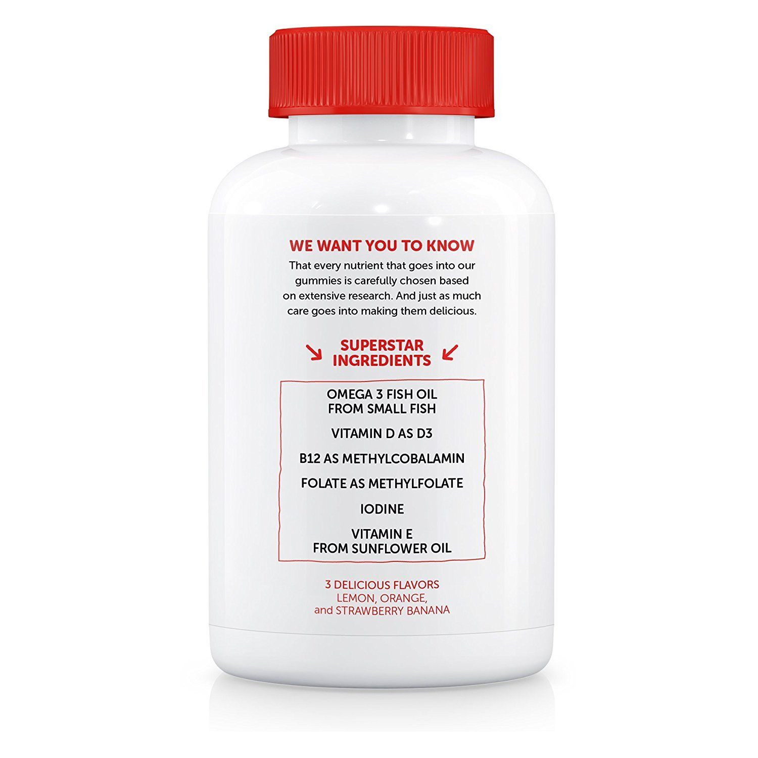 Kẹo dẻo bổ sung vitamin hữu cơ cho trẻ Smarty Pants, 180 viên