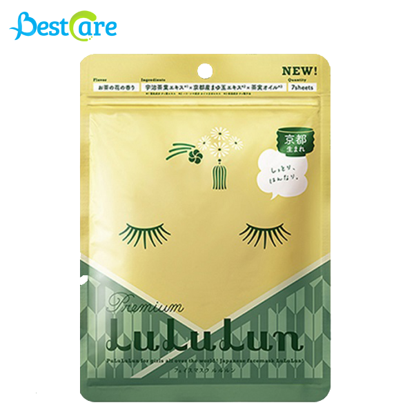 Mặt Nạ Lululun Premium Trà Xanh - 7 miếng