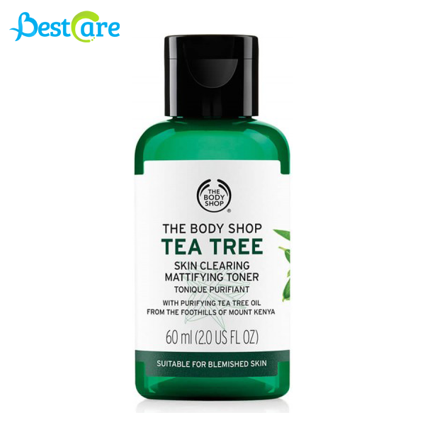 Nước Hoa Hồng The Body Shop Skin Clearing Mattifying Toner Tea Tree 60ml