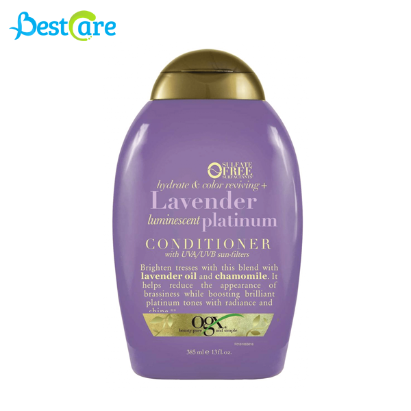  Dầu xả OGX Hydrate & Color Reviving + Lavender Luminescent Platinum 385 ml 