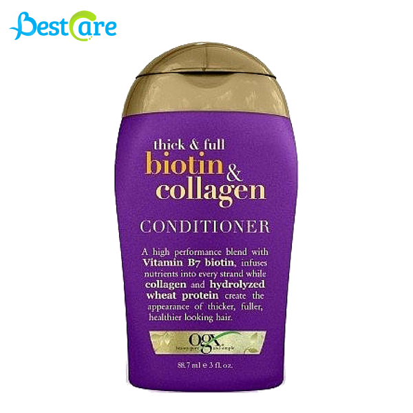 Dầu xả OGX Thick - Full Biotin - Collagen 3 oz