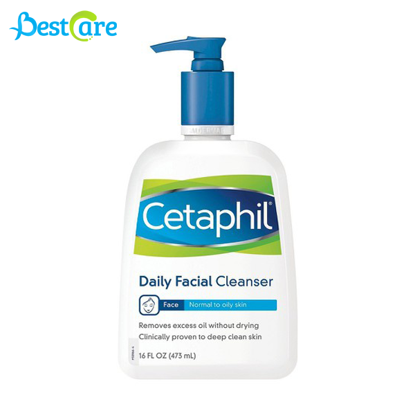  Sữa Rửa Mặt Cetaphil Daily Facial Cleanser 473ml Hàng Mỹ 