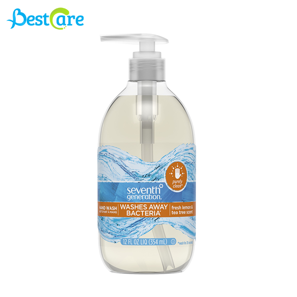 Nước rửa tay Seventh Generation, Purely Clean, Fresh Lemon & Tea Tree Scent, 12oz