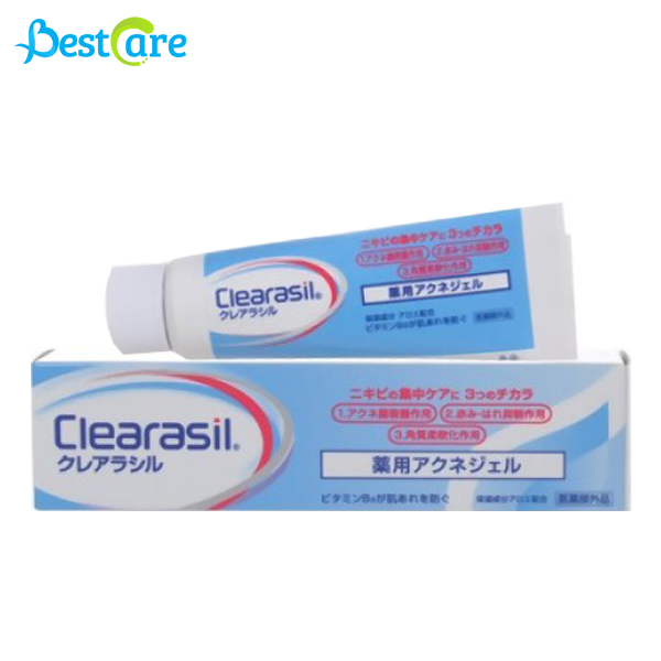 Gel trị mụn Clearasil 14g Reckitt Benkiser Nhật Bản