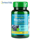  Viên uống bổ sung Puritan's Pride Blueberry Leaf Standardized Extract 60mg 