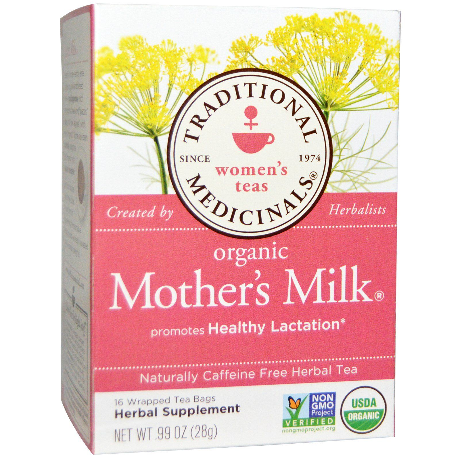  Trà Uống Lợi Sữa Traditional Medicinals Organic Mother’s Milk Tea, 16 gói 