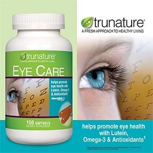 Bổ mắt Trunature® Eye Care with Omega-3, Lutein & Powerful Antioxidants†