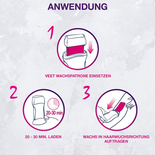  Bộ wax nóng  Veet Easy Wax™ Roll-On Kit từ Đức 