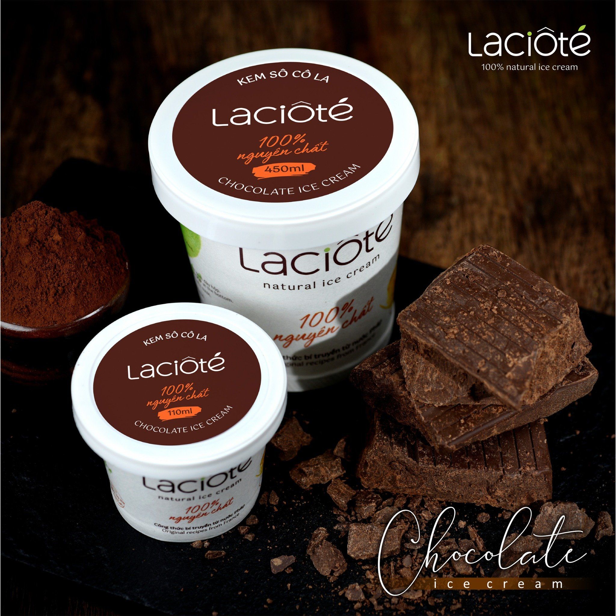 Kem Sô Cô La nguyên chất - Chocolate